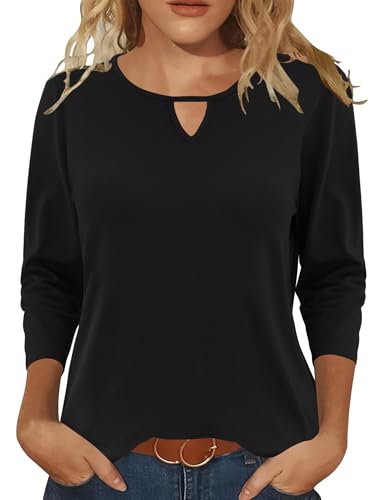 Romanstii Blouses for Women Dressy Casual 3/4...