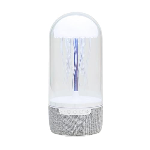 yomoe Jellyfish Lamp Bluetooth-Lautsprecher - Farbenfrohes, Tragbares HiFi-Stereo mit 3D-Surround-Sound-Subwoofer-Heimkinosystem