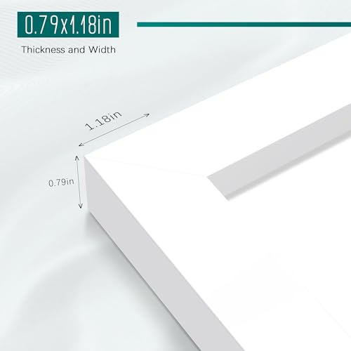 Image of Picrit 22x28 White Poster Frame, Picture Frame for Wall, 3 Pack