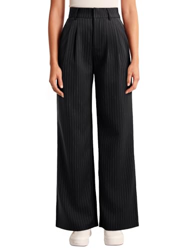 Image of NIMIN High Waisted Work Pants for Women Business Casual Outfits 2026 Office Dress Pants Trousers with Pockets
