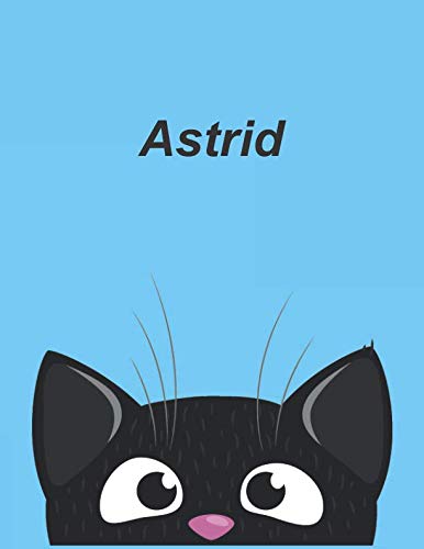 Personalisiertes Notizbuch: Astrid - über 100 Seiten, Dot Grid Notizbuch im A4+ Format mit Punkteraster (German Edition) - MSED Notizbücher