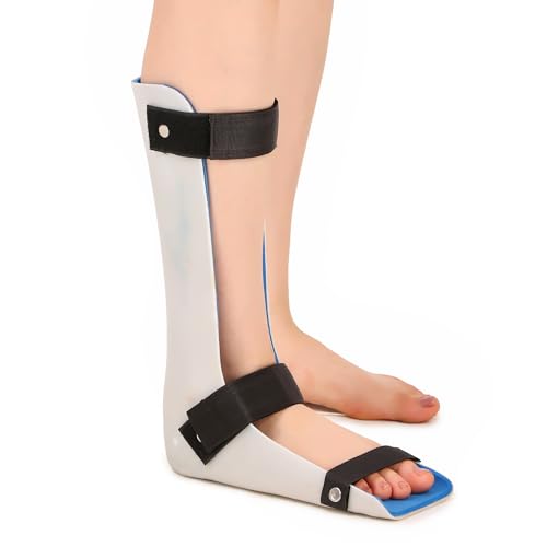 Image of Unisex Foot Drop Splint Made With polypropylene Material Inside Coated With Soft EVA Padding For Ankle Pain, Knee Support, Heel Support, Foot Care (S, Left)