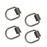DC Cargo Mall FOUR Weld-On D Ring Tie Down Anchors | 3/8