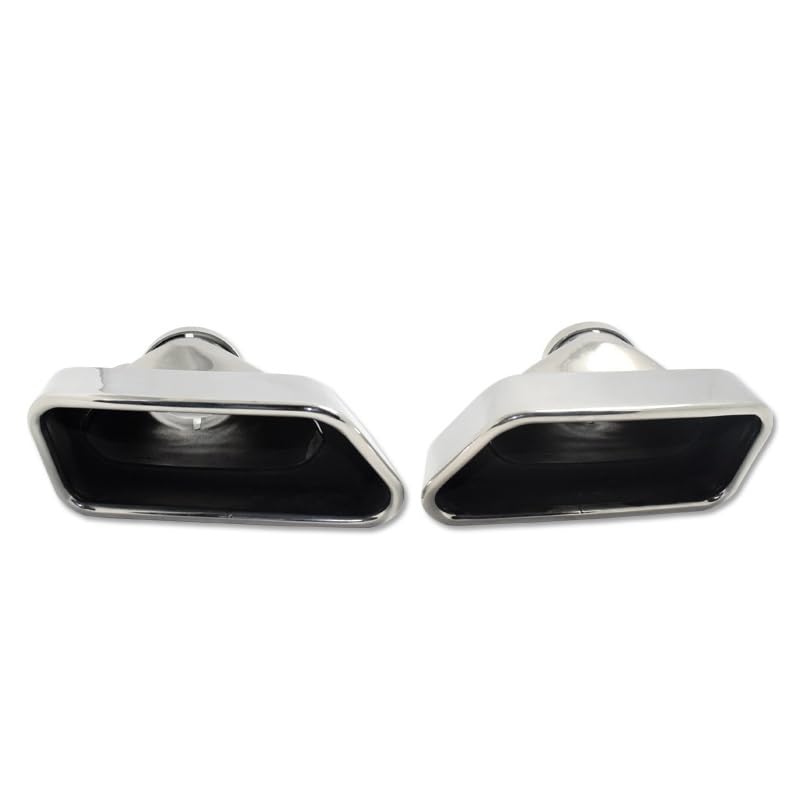 Silencieux d'échappement pour BMW F10 F11 535i look 550i carré argent