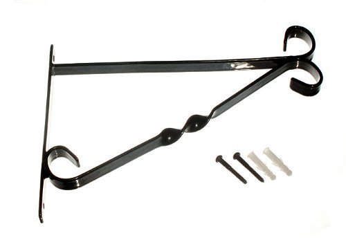 Panier suspendu 12 pouces en acier noir traité antirouille haute résistance