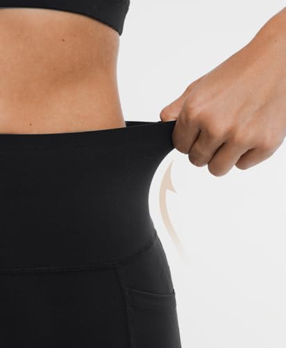 BRXL Buttery Soft Biker Shorts 5" for Women with Pockets No Front Seam High Waist Athletic Volleyball Gym Yoga Spandex4