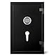 Amazon Basics Safe, feuerfest, mit programmierbarem elektronisch Tastenfeld, 60 l Volumen, schwarz, 43 cm B x 35 cm T x 66 cm H