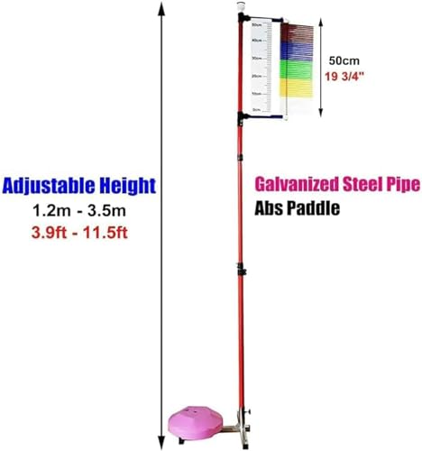 Testeur de saut vertical physique de 3,9 à 11,5 pieds avec base stable - 3