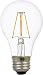 Sylvania Filament LED Light Bulb, 60W Equivalent, A19 E26, Clear Glass Vintage Edison Style, Soft White 2700K, Dimmable