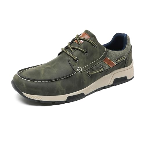 Men's Casual Boat Shoes, Stylish Outdoor Footwear - Ideal for Weekend Outings, Street Strolls & Daily Commute