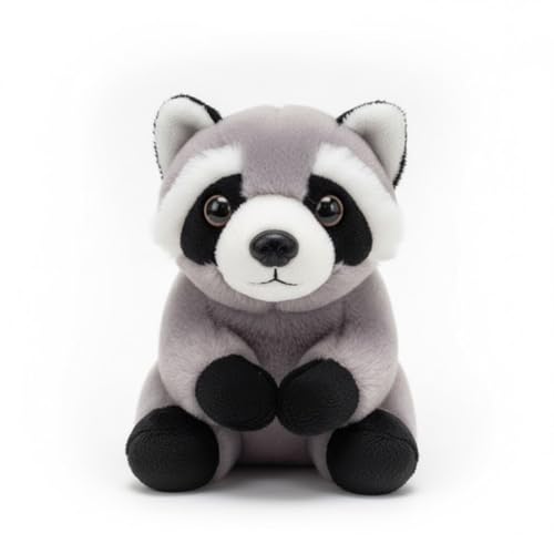 Peluche raton laveur douce, le cadeau idéal sur le thème de la forêt pour un anniversaire réussi