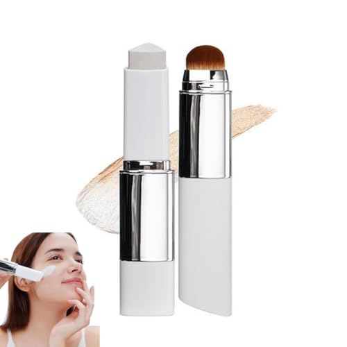 LAKPYN 1 Pièce Fond de teint Clarivelle 2-en-1 Auto-Adaptatif, Fond De Teint En Stick Chartming Changeant De Couleur, Avec Pinceau, Convient à Tous Types De Peau...
