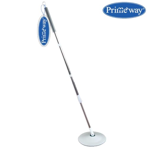 Image of Primeway Plastic 360 Spin Rd Mop Bucket | 2 Rd Refills | White | 3 LTR