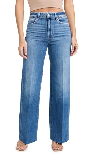 PAIGE Women's Anessa Raw Hem Jeans