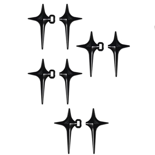 VOLDOT Instant Jeans Button Pins Waist Tightener Set, Make The Waist Fit for Skirt Pants Robe, No Sewing Required Adjustable Waist Buckle for Loose Jeans Pants (1 pcs Black Star Waist Pin) VOLDOT Instant Jeans Button Pins Waist Tightener Set, Make The Waist Fit for Skirt Pants Robe, No Sewing Required Adjustable Waist Buckle for Loose Jeans Pants (1 pcs Black Star Waist Pin)