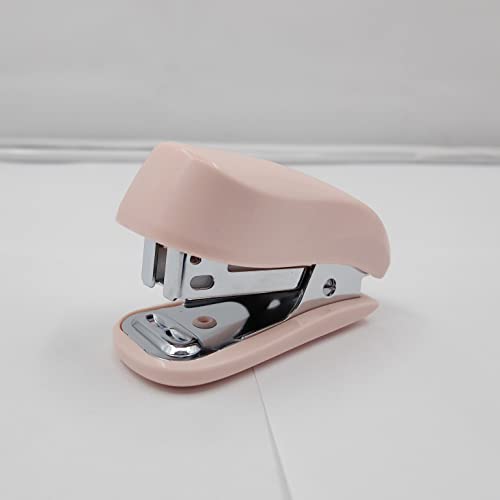 Dlme Pink Color Mini Stapler With Staple Remover & 640 Staples, Cute Stapler Gift For Student And Office Use #TOP4