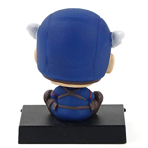 UMANI Super Hero Action Figure Limited Edition Bobblehead with Mobile Holder for Car Dashboard, Office Desk & Study Table