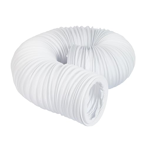 Airflow 9041555R 150mm X 1M PVC Flexi Duct Flexible Hose, White
