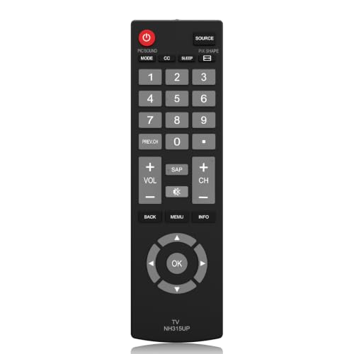 Replacement Sanyo TV Remote Control NH315UP/NH315UD for Sanyo LED LCD
