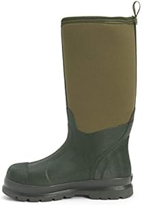Bottes Muck Mi-longues Homme 11.5 Cuir Marron Bout En Acier Imperméables Sécurité
