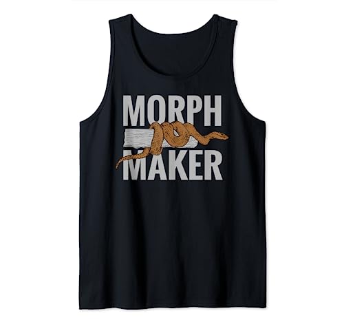 Morph Maker Funny Ball Python Snake Breeder Amante dei rettili Canotta