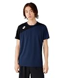 [アシックス] アマゾン限定 トレーニングウェア Tシャツ 2031E954 カラーブロックワンポイント半袖シャツ メンズ M