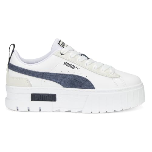 PUMA Womens Mayze Mix Platform Sneakers Shoes Casual - White