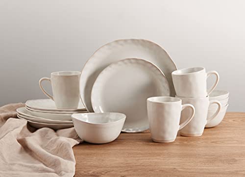 Mikasa Cora 16 Piece Dinnerware Set, Service For 4, White #TOP4