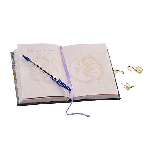 Innovative Designs Disney Mal's Diary Descendants 3 Journal Notebook with Secret Lock and Key