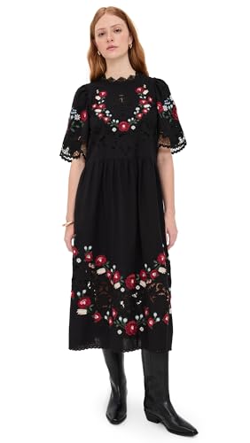 Sea Women's Rosaline Embroidery Midi Dress