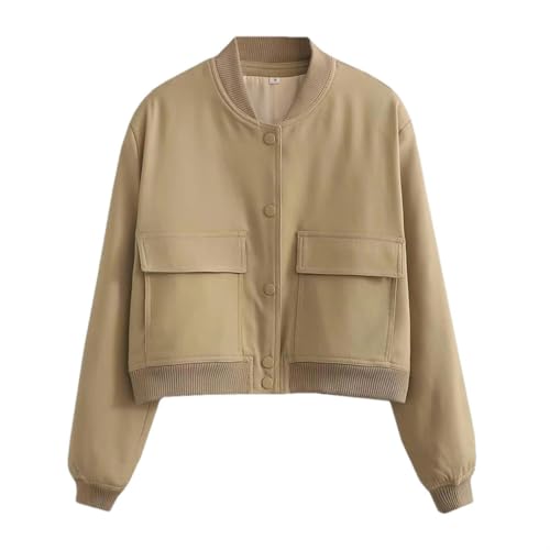 Veste à poches pour femme en coton de qualité supérieure au design vintage soigné