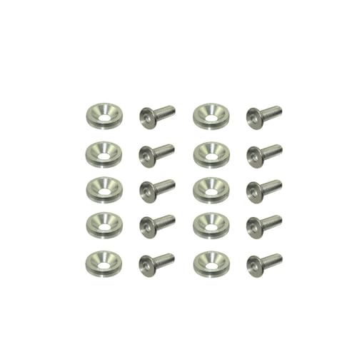 Boulon carénage 6mm argent pour éviter la casse des plastiques