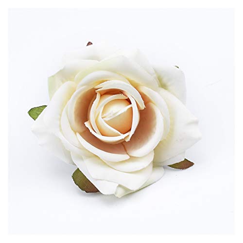 Xunsdzsw Flores Artificiales 6PCS Rosas de Seda Flores for la decoración del...