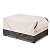 Bestalent Patio Furniture Covers Waterproof, Outdoor Rectangular Coffee Table Covers Heavy Duty, Fits up to 74L x 47W x 28H inches (Beige/Grey)