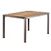 Produktbild Sieger 1770-75 Exclusiv-Tisch mit Puroplan-Platte, 140 x 90 cm, Gestell Aluminium marone, Tischplatte Holzstruktur Fichte