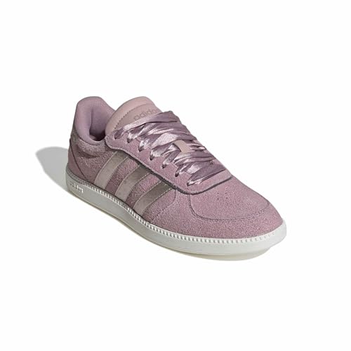 Image of adidas Womens Breaknet Sleek Sneakers Shoes Casual - Brown