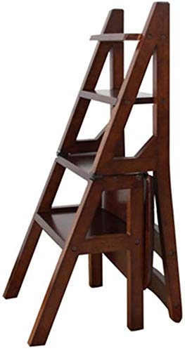 Escabeau en bois pliant et tabouret de cuisine multifonction