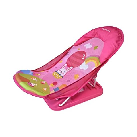 Just4baby Foldable & Adjustable Home & Travel Baby Bather Bath Seat UK Seller (Pink Bather 284) Cover