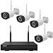 Produktbild Komplettset WLAN-Set / 4-Kanal Netzwerkrekorder mit 4X 3 MP WLAN IP Überwachungskamera (Netzwerkkamera)