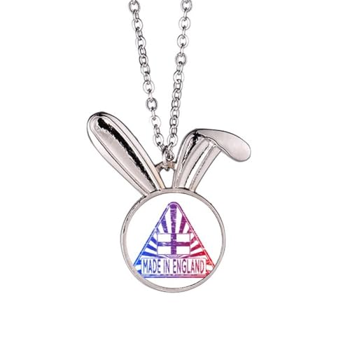 Pendentif triangle drapeau anglais aux finitions précises et graphiques