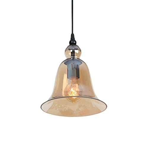 Lámparas de techo colgantes de cristal y metal con cable ajustable estilo americano para cocina 6