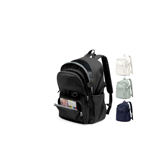 pectodox Zaino Scuola Superiore Media Ragazzo, Zaino Impermeabile Multitasche Donna