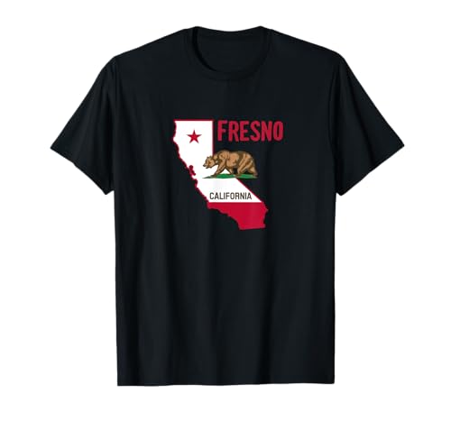 Fresno - California Flag / Cool Vintage Design of Fresno CA T-Shirt