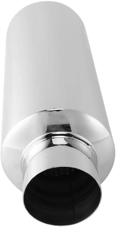 自動排気マフラー 2.5 "入口 4" 出口ステンレス鋼排気チップ焼けたタイプサイレンサーテールチップユニバーサル エキゾーストマフラー  キット51/63/76mm,ステンレス鋼,真空システム,1〜2個 - AliExpress ステンレス鋼エキゾーストマフラーチップテールチップ入口  2.5 ... 車の排気マフラー入口ステンレス鋼レゾネーター 12 インチロングマフラー