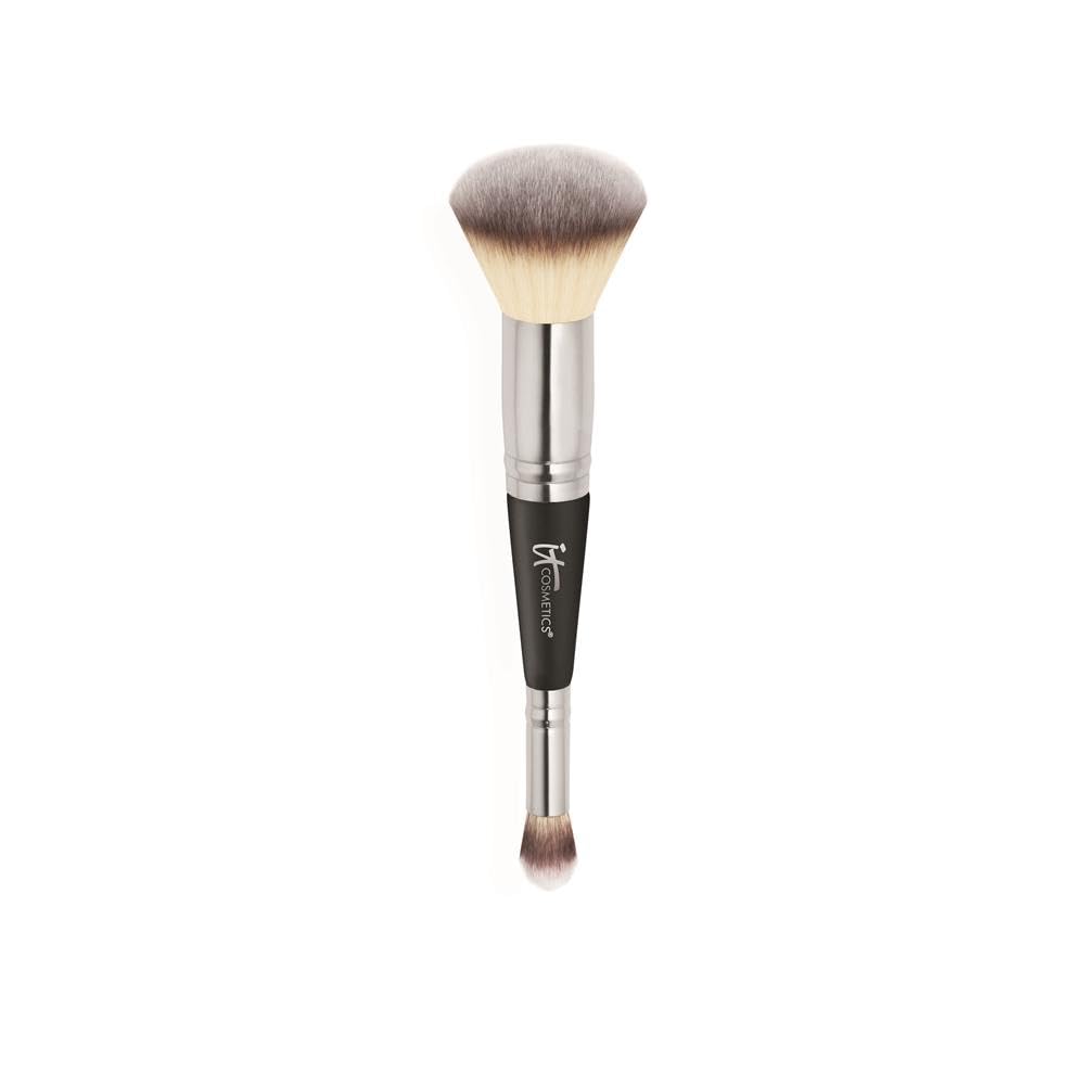IT CosmeticsHeavenly Luxe Complexion Perfection Foundation Make Up Brush #7, Double-Ended and Multi-Use for Seamless Application