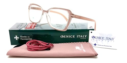 Gafas de lectura, presbicia, vista cansada, ULTIMA MODA y modernas para mujer. VENICE SARANDON - Dioptrías: 1 a 3,5 (Rosa, +3.00)