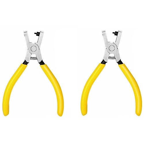 Rfeeuubft 2 Mini Strap Pliers Hole Pliers Leather Hole Pliers Punching Pliers Belt Hole Puncher