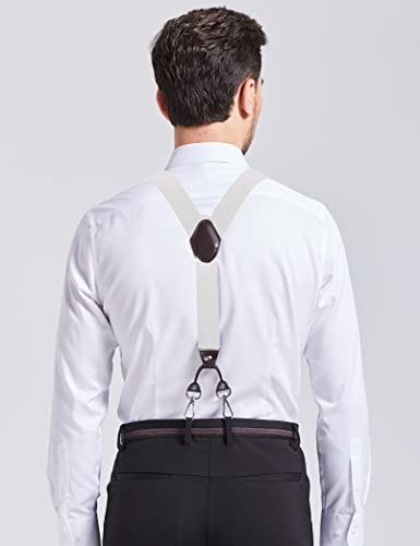 Image of Men's Suspenders with Swivel Hooks and Adjustable Braces, Suitable for Heavy Duty, Big and Tall