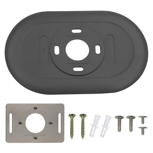 Nest Thermostat Trim kit Nest Thermostat Wall Plate for Google Nest Thermostat-Programmable WiFi Thermostat Accessory (Charcoal)