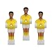 SM SunniMix 3X Soccer Table Men Player Foosball Man Football Tabletop Board Game Table Player Foosball Men for Family Playing Sports Party Indoor Games, Yellow